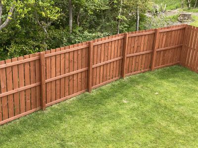 Finished Backyard Fence